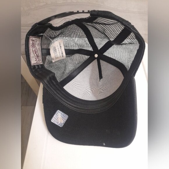 Goorin Bros Black Trucker Hat with Queen Bee Patch - Picture 10 of 10